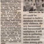 Project to use RTI against gender bias