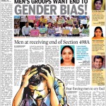 MEN'S GROUPS WANT END TO GENDER BIAS!