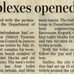 Toilet complexes opened for public
