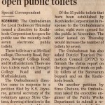 Corporation told to open public toilets