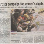 Artists campaign for women's rights