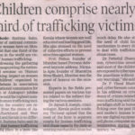 Children comprise nearly a third of trafficking victims